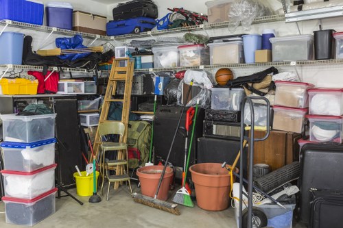 Organized living space after house clearance